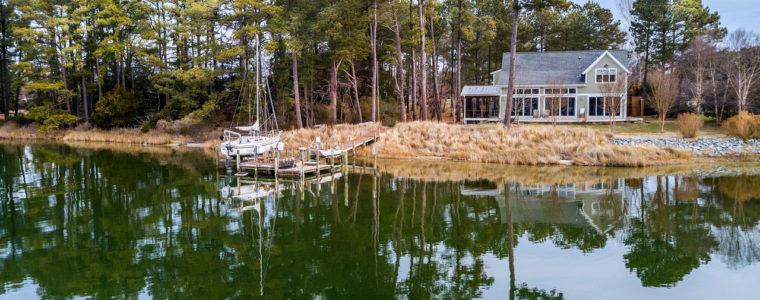 CUSTOM ARCHITECT DESIGNED WATERFRONT IN NORTHERN NECK | $735,000 – SOLD
